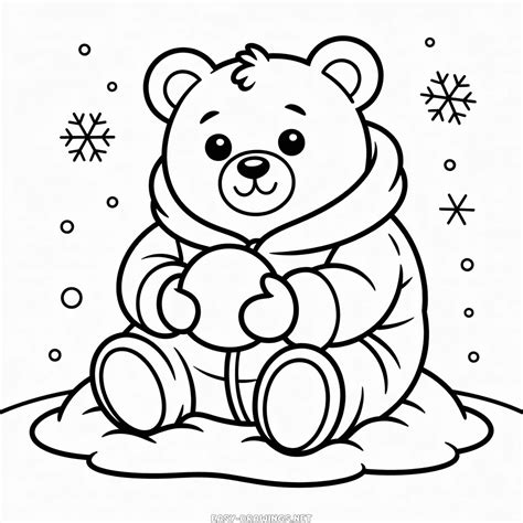 Cute Winter Easy Drawing | Easy Drawings