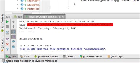Image result for Android Studio Sha1 Key