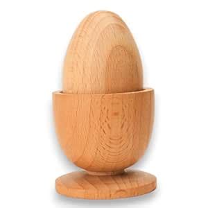 Handcrafted Wooden Nesting Egg Toy | Solid Wood Montessori Stacking Egg ...