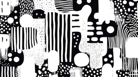 Black and white graphic art | Free Vector
