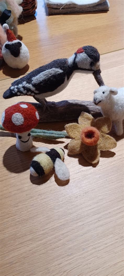 Needle Felting class ~ Daffodils , The Old Forge Rhug Estate, Corwen ...