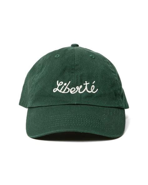 Clare V. Liberté Embroidered Cotton Twill Baseball Cap in Green | Lyst