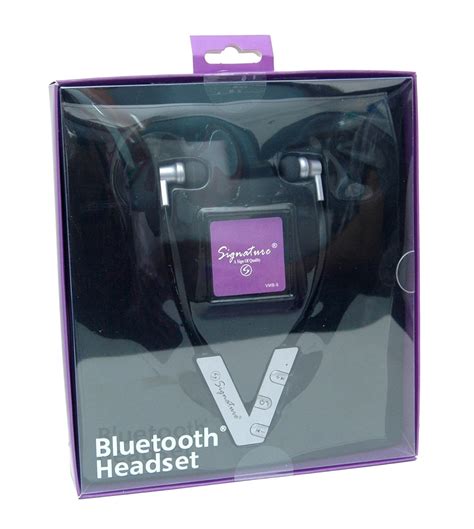 Signature Brand VMB-5 Model Wireless Bluetooth Headset with Call ...