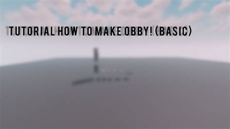 Image result for Obby Begginers Tutorial