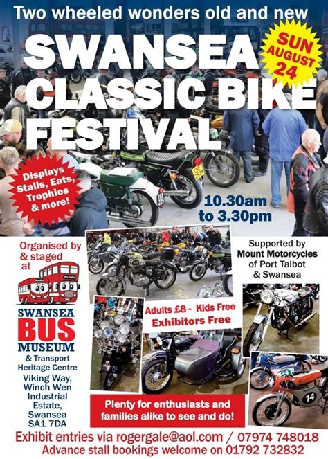 Swansea Classic Bike Festival, 2 Viking Way, Winch Wen, SA1 7DA Swansea ...