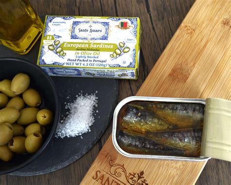 Canned Sardines in Pure Olive Oil Lightly Smoked – PORTUGAL