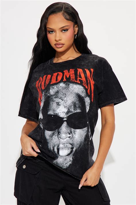 Dennis Rodman Graphic Tee - Black | Fashion Nova