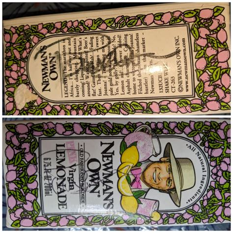 A Newman's Own Lemonade box, signed twice by Paul Newman : r/Autographs