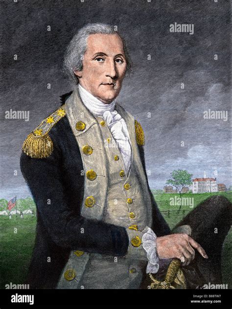 General George Washington at the close of the Revolutionary War. Hand ...