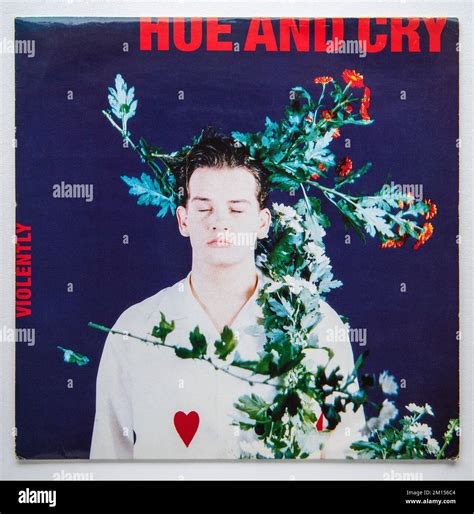Picture cover of the 12 inch single version of Violently by Hue and Cry ...