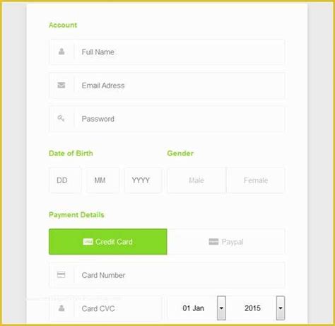 Image result for Sign Up Forms CSS