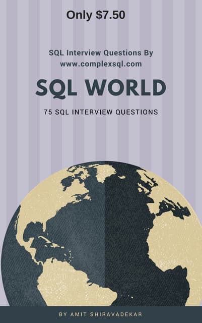 Image result for SQL Interview Questions Book