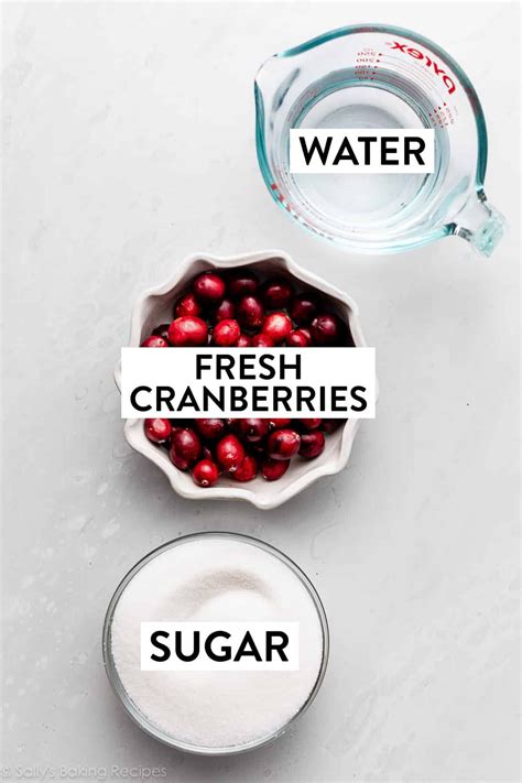 How to Make Sugared Cranberries - Sally's Baking