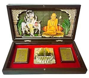 RADION Enterprises; SHRI. Swami Samarth Gold Plated Pooja PETI ...