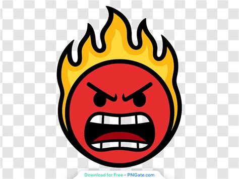 Emoji De Cara Roja