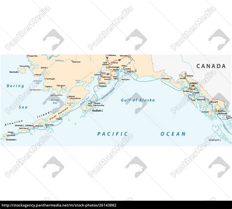 Alaska Marine Highway System Map at Darcy Housley blog
