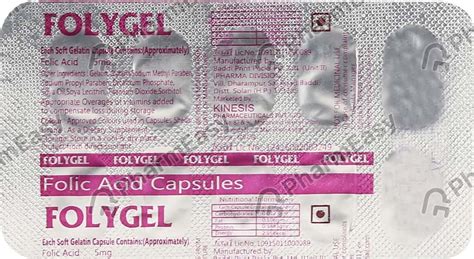 Folygel 5 MG Capsule (10): Uses, Side Effects, Price & Dosage | PharmEasy