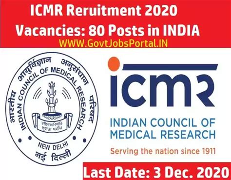 ICMR Recruitment for 80 Assistant in India - PGIMER Chandigarh is ...