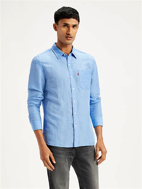 Men's Striped Slim Fit Shirt – Levis India Store