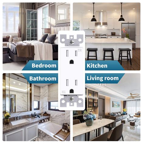 Micmi Decorator Receptacle Outlet, Tamper Resistant, India | Ubuy