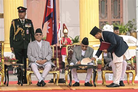 K P Sharma Oli sworn in as Nepal’s Prime Minister for fourth time