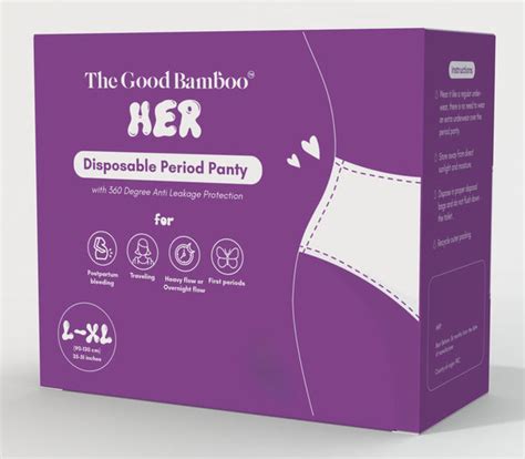 Disposable Period Panty - Large/X-Large - 8 Period Panties – Good ...