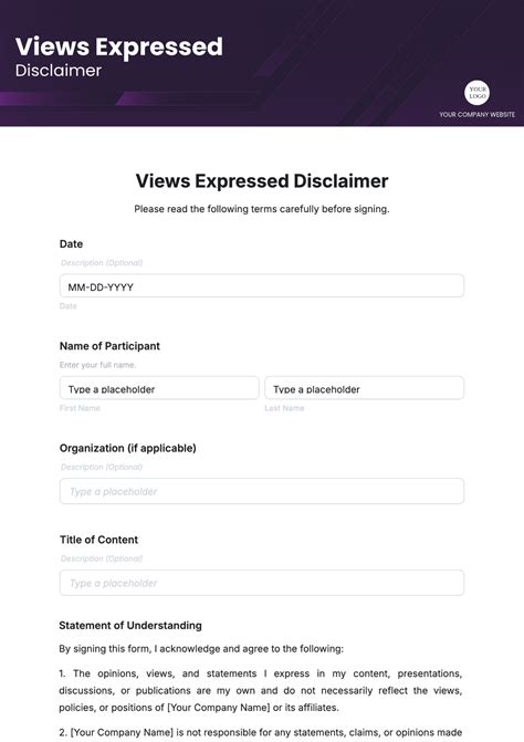 Image result for General Disclaimer Example