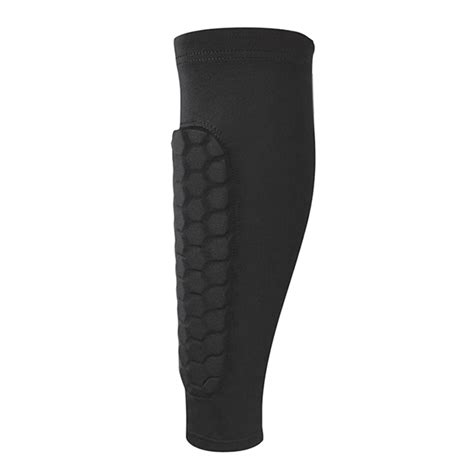 Soccer Shin Guard Sleeves Calf Compression Sleeve with Honeycomb Pads ...