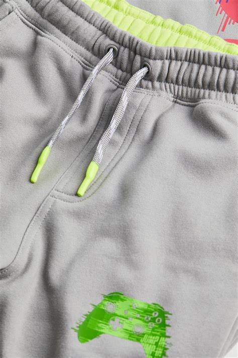 2-piece printed sweatshirt set - Grey/Xbox - Kids | H&M IN