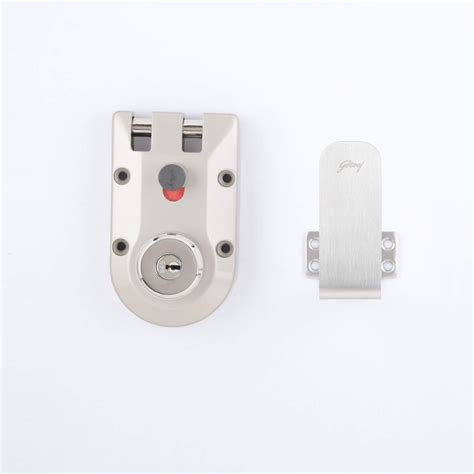 Godrej Ultra XL+ Vertibolt 2C Rim Lock for Main Doors (Satin Nickel ...