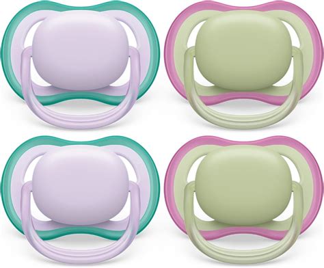 Amazon.com : Philips Avent Ultra Air Pacifier - 4 x Light, Breathable ...