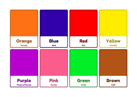 Flashcards For Toddlers Colors at Chantay Mccormick blog