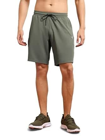 Buy TECHNOSPORT Men's Slim Fit Casual Shorts for Gym, Workout & Sports ...