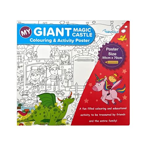 Giant Magic Castle Colour Activity Poster – CRAZE