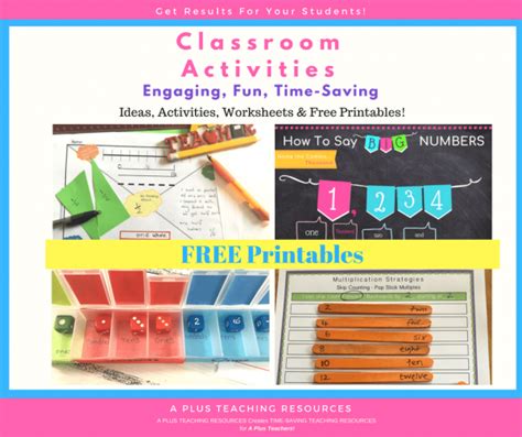 Classroom Activities & Teaching Resources: A Plus Teaching Resources