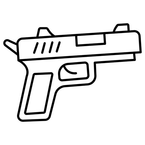 Image result for Simple Gun Drawing Tutorial