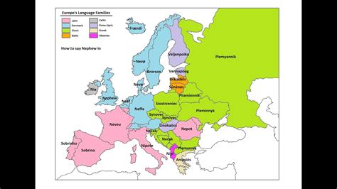 Europe Language Map 的图像结果