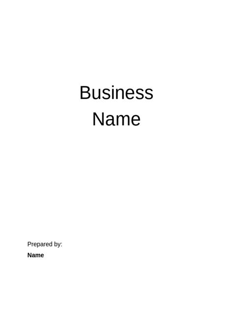 Business Plan Template 的图像结果