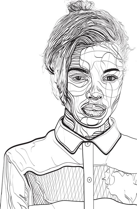 Contour Line Drawing 的图像结果