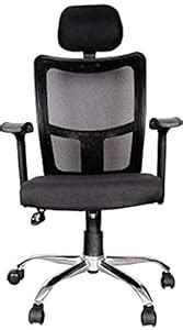 Shree shayam Furniture Black Chair Transteel Hello High Back Mesh ...