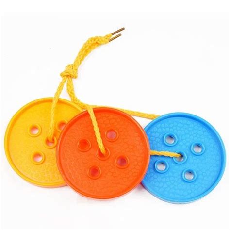 Wooden Toys - Preschool Shapes Recognizing Lacing Toy for 3+ Kids (45 ...
