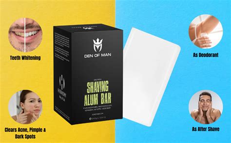 Den of Man Alum Stone for Face | Alum Bar, Fitkari Stone for Skin ...