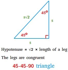 Trigonometry Triangle 45 Degrees