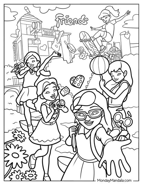 20 Lego Friends Coloring Pages (Free PDF Printables)
