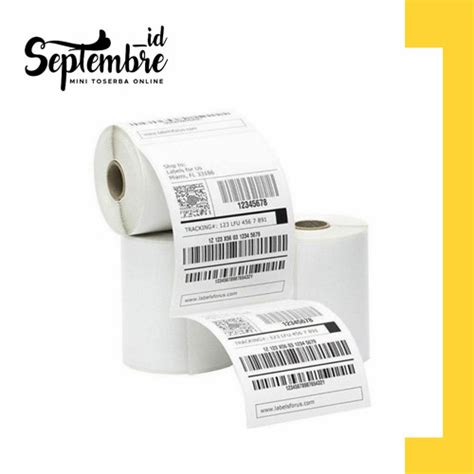 Jual Kertas Thermal Sticker 100x150mm Kertas Stiker Resi Label Barcode ...