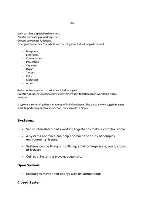 systems and models - Studocu