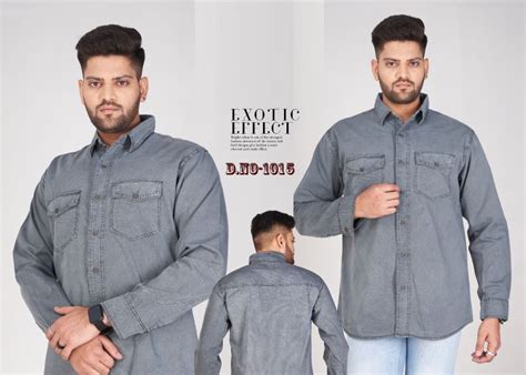Denim Shirt Vol 2 Fancy Cotton Denim Mens Shirt Collection