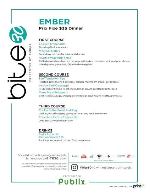 Here are all the menus for Orlando's Bite30 2023 | Orlando | Orlando Weekly