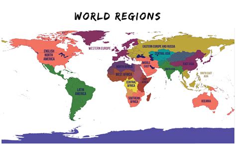 World Regions Map Map Shows A World Regions, Etc Easter Europe Royalty