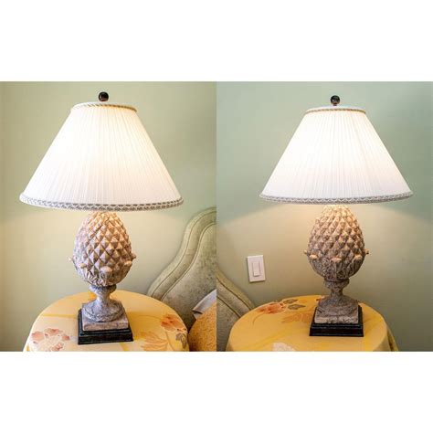 Bid Now: Pair of French Style Artichoke Table Lamps - Invalid date EDT